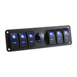 Maxbell Rocker Switch Panel Versatile Voltages Display for Boats Vehicles Marine