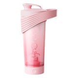 Maxbell Maxbell Portable Electric Shaker Bottle Outdoor for Protein Mixes Milk Fitness Pink