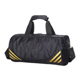 Maxbell Barrel Shoulder Travel Bag Sleek Gym Bag for Sports Training Camping Workout Gold