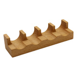 Maxbell Sushi Taco Holder Boat Multipurpose U Shaped Tableware Sushi Hand Roll Stand 4 Slots