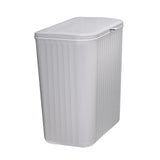 Maxbell Maxbell Hanging Trash Can with Lid Dustbin Garbage Can for Living Room Bedroom Study 12L gray