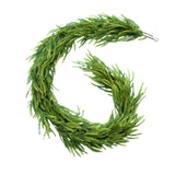 Maxbell Artificial Pine Garland Christmas Pine Decoration for Door Fireplace Outdoor
