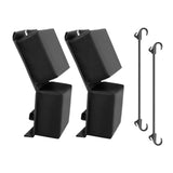 Maxbell 2 Pieces Boat Fender Protect Convenient Professional Easy to Store Black