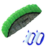 Maxbell Stunt Kite Double Line Outdoor Parafoil Kite for Children Enthusiasts Adults Green