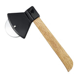 Maxbell Axe Pizza Wheel Slicer Fun Easy to Clean Professional Pizza Cutter for Pizza Black