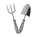 Maxbell Garden Tools Set Heavy Duty Plant Fork and Shovel for Bonsai Outdoor Indoor