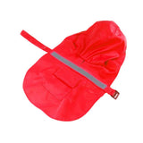 Maxbell Maxbell Reflective Dog Rain Coat Jacket Hooded Rainwear Poncho Slicker L Red
