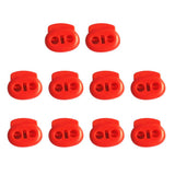 Maxbell Maxbell (Pack of 10) Plastic Bean Cord Locks Stopper Toggle Rope Clamp 2-Holes Cordlocks Clasp Buckle Drawstring Sewing Fasteners