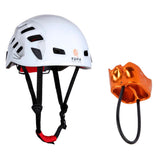 Maxbell Climbing Helmet Safety Mountaineering Rappelling Protect Gear + Belay Device - Aladdin Shoppers