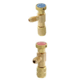 Maxbell R22 & R410 Refrigeration Ball Valve Adapter Fluorine Safety Valve Connector