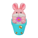 Maxbell Rabbit Easter Day Decorations Cute Rabbit Plush Doll for Holiday Easter Home Blue
