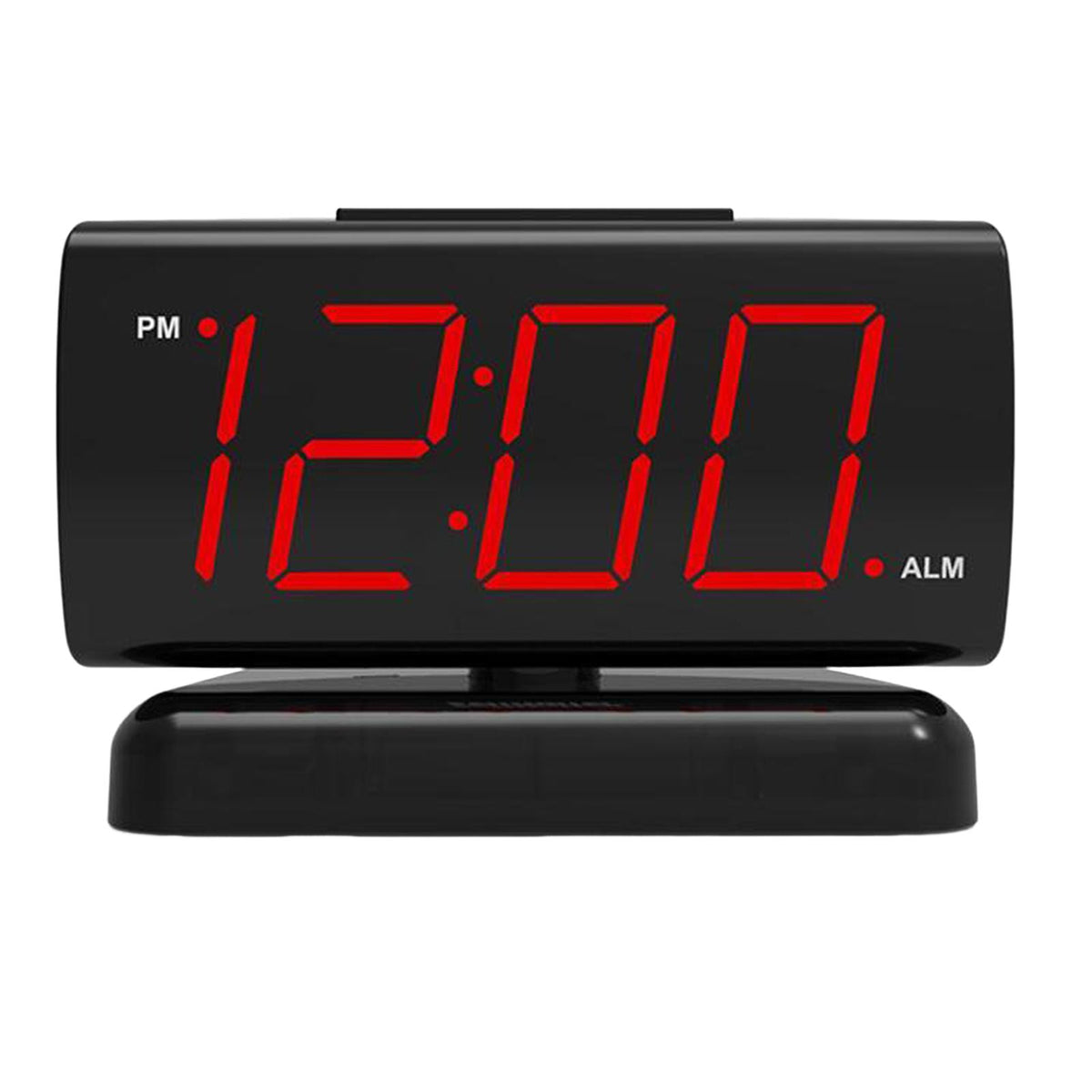 Desk LED Clock Dimmable 12H Display Digital Alarm Clock for Bedroom Festival