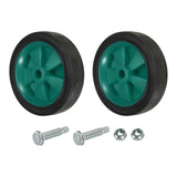 Maxbell 2x Air Compressor Casters for  Air Compressor Wheels 12cm Blue