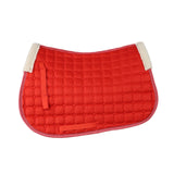 Maxbell Horse Riding Pad Bareback Pad Saddle Seat Comfort Cushion English Saddle Pad Red