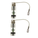 Maxbell 3x2pcs   8000K 100W High Power LED Foglights Daytime Running Bulbs Ice Blue