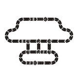 Maxbell DIY Road Building Toys Kids Valentines Gifts for Boys Girls Birthday Gifts