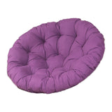 Maxbell Rocking Chair Cushion Wicker Chairs Floor Sunroom Lawn Swing Basket Seat Pad Violet