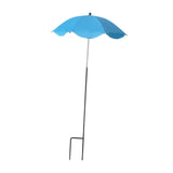 Maxbell Plant Umbrella Decor Adjustable Angle for Garden Beds Flowers Potted Outdoor Sky Blue