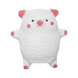 Maxbell Chinese Teapet Crafts Violet Clay Tea Pet for Tearoom Living Room Home Decor white