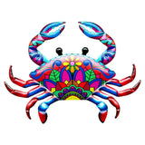 Maxbell Maxbell Metal Crab Wall Art Decor Outdoor Yard Home Decorative Sculpture Red