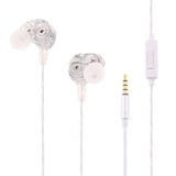 Sports Earphone with Microphone 3.5mm In-Ear Stereo Earbuds Headset For MP3 Clear - Aladdin Shoppers