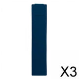 Maxbell 3xElastic Band Pen Holder Pen Sleeve for Hardcover Journals Planners Notebooks Dark Blue