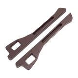 Maxbell 2x Auto Seat Gap Filler Organizer Car Seat Side Gap Storage for Vehicle Brown