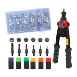 Maxbell 13 Inch Rivet Nut Tool with Carrying Case Assortment M3 M4 M5 M6 M8 M10