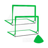 Kids Soccer Goal Football Goal Post for Backyard Garden Outdoor Sports Games Green