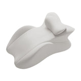 Maxbell Bed Wedge Pillow Sleeping Lie Cushion for Back Sleeping Lounging Office light grey