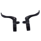 2Pcs Bicycle Brake Lever Sturdy Aluminum Replacement for Mountain Road Bikes Black