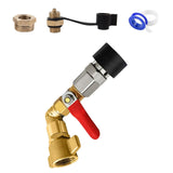 Maxbell Truck Air Tank Intake Connector Stable Gas Storage SP20 Female Port Fittings Short Switch Valve