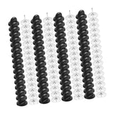 Maxbell Rubber Pin Backs Clasp Tie Tacks Blank Pins for Jewelry Uniform