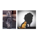 Maxbell 2 Set Cat Tiger Lion DIY 5D Diamond Painting Embroidery Cross Stitch Kit