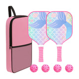 Maxbell Pickleball Paddle for Kids Includes 2 Rackets 4 Balls for Indoor Outdoor Use Style B