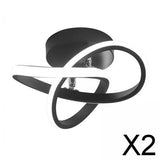 Maxbell 2xLED Ceiling Lights Chandelier Lamp for Bedroom Cloakroom warm light