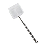 Maxbell Aquarium Fish Net Sludge Food Retractable Strong Telescopic Pond Skimmer Net Square Small