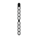 Maxbell Latch Strap Box Fixer Reliable Silicone Tie for Lunch Box Barbeque Pots Black