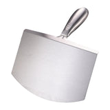 Maxbell Stainless Steel Putty Knife Anti Rust for Drywall Finishing Plaster Scraping L Arc