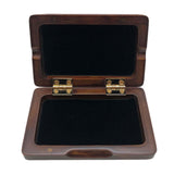 Maxbell Wood Reeds Box Sturdy Portable Suona Reeds Case for Household Outdoor Concert brown