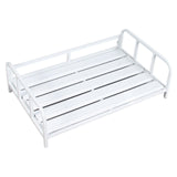 Maxbell Elevated Dog Bed Indoor Gifts Pet Supplies Outdoor Multifunctional Furniture White