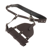 Maxbell Waist Belt Sword Sheath Cutlass Retro Style for Cosplay Party Men C