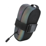 Maxbell Bicycle Saddle Bag with Zipper Cycling Accessories Portable Travel Seat Pack Colorful Reflective