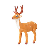 Maxbell Christmas Reindeer Figurine Gift Christmas Decoration for Yard Porch Bedroom 16CM
