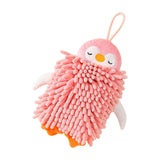 Maxbell Microfiber Hand Towel Quick Dry Small Funny with Hanging Loop Cleaning Cloth pink