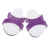 Maxbell Fashion Shoes Slippers for 18inch American Dolls Clothes Accs Purple - Aladdin Shoppers