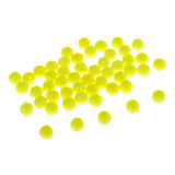 Maxbell 100pcs Fishing Float Balls EVA Foam Ball Striking Beans Buoyancy Bobbers