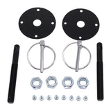 Maxbell Hood Pin Set Aluminum Alloy Flip over Pins for Race Sport Cars Latch Bonnet