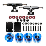 Maxbell Maxbell Solid Skateboard Truck 5'' Wheel Wrench Repairing tools Spacer clear blue