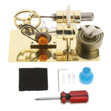 2x Mini Hot Air Stirling Engine Motor Model Educational Steam Heat Education